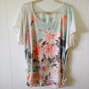 Lightweight stretch knit top